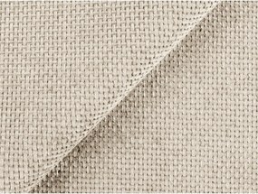 Canapea bej cu tapițerie din chenille 174 cm Lani – Makamii