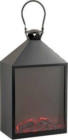 Decoratiune LED lanterna COZY WARM 55x30 cm, neagra