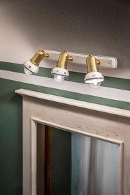 Aplica cu 3 spoturi realizata manual din ceramica SAVONA