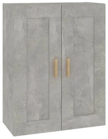 812298 vidaXL Dulap de perete, gri beton, 69,5x32,5x90 cm, lemn prelucrat