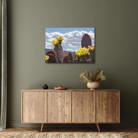 Tablou cu floarea de cactus Opunție (70x50 cm)