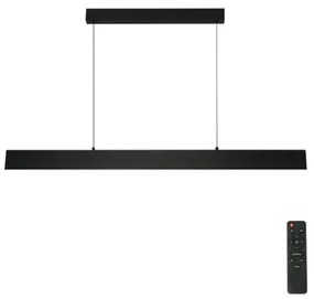 Lustră LED dimabilă pe cablu Brilagi SLIMLINE LED/40W/230V 3000-6000K negru + telecomandă