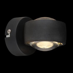 Globo 78290B - Aplică de perete LED RANDI LED/7W/230V 3000K neagră