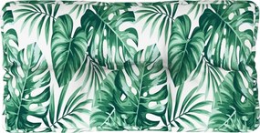 vidaXL Pernă de paleți, model frunze, 70x40x12 cm, textil