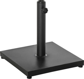 Outsunny Bază Umbrelă 13.3kg, Ciment, Postament Lucios pentru Umbrelă Grădină, Negru | Aosom Romania