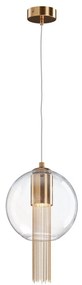 Pendul design modern Flusso bronz 20cm