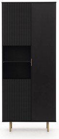 Dulap cu rafturi Nalani R3D (negru). 1071318