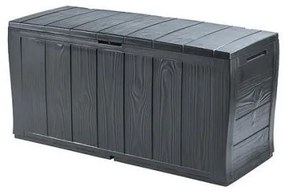 Lada depozitare de gradina, antracit, 270 L, 117x45x58 cm, Keter Sherwood