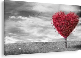 Tablou -Inima din coroanele copacilor (90x60 cm)