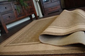 Covor sisal Floorlux 20077 coffee si mais