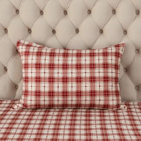 Fața de perna din microfibra TARTAN HEART 70x90 cm, colorat