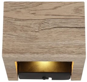 Aplică LED Globo 15553W1W ALINA LED/8W/230V maro