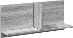 vidaXL Dulap de perete, sonoma gri, 70x16,5x30 cm, lemn prelucrat