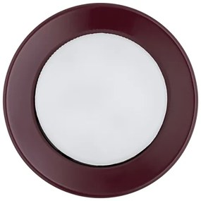 Plafonieră ELORA Argon 8904, 1xGX53/7W/230V, Ø 11 cm, vișinie