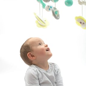 Baby Mix Carusel pentru pătuț cu proiector luminos, verde