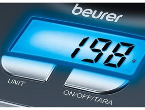 Cantar de bucatarie cu bol Beurer KS 25, 3 kg., 1,2 L, Afisaj digital, Incolor/Negru