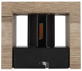 Aplică LED Globo 15553W1W ALINA LED/8W/230V maro