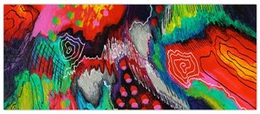 Tablou abstract - culori (120x50 cm)