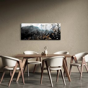Tablou - Ilustrație de flori sălbatice (120x50 cm)