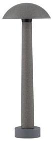 Stalp LED din ciment negru pentru exterior IP65 Tura H-55cm