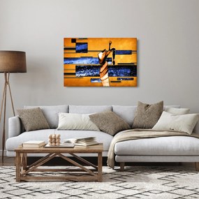 Tablou picturii abstracte (90x60 cm)