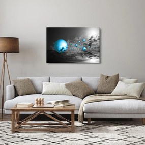 Tabloul bilelor albastru deschis (90x60 cm)