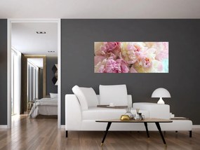 Tablou - Bujori (120x50 cm)