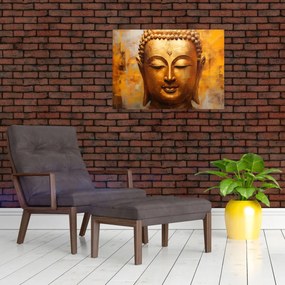 Tablou - Buddha, pictură în ulei (70x50 cm)