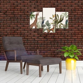 Tablou - Locuitorii africii (90x60 cm)