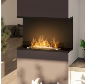 Șemineu BIO încorporat InFire 80x45 cm 3kW negru
