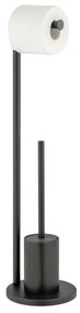 WENKO 25675100 - Set pentru WC FERLA, 18 x 69,5 cm, negru