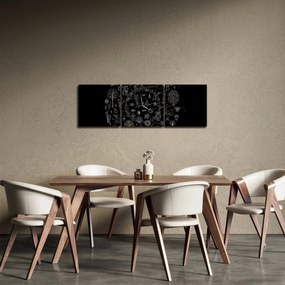 Tablou - Natură (cu ceas) (90x30 cm)