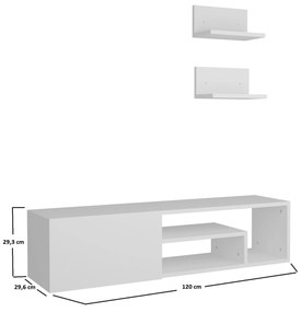 Mobilier living Zamial (alb). 1102665