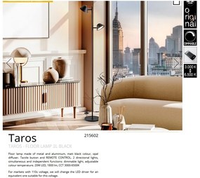 Lampadar/Lampa de podea LED design modern Taros negru