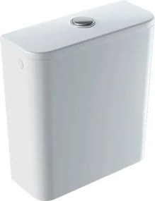Rezervor pe vas wc Geberit Smyle Square ceramica cu alimentare laterala