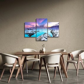 Tablou - Laguna albastră din Islanda (90x60 cm)