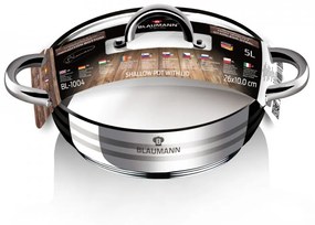 Cratita cu capac otel inoxidabil 26 cm Gourmet Line Blaumann BL 1004