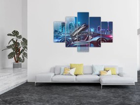 Tablou mașina de curse (150x105 cm)