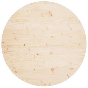 813650 vidaXL Blat de masă, Ø90x2,5 cm, lemn masiv de pin