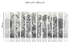 Tapet VLAdiLA Gardenaria Grey 520 x 300 cm