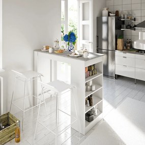 Masă de bar AUSTEN, gri