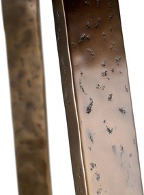 Masa Rotunda LUX din Aluminiu, Furnir de Stejar, Cambronne 152cm