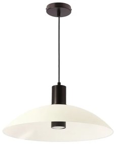 Pendul cu cablu TEDIN 1xGU10/15W/230V alb/negru