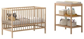 Set de mobilă pentru copii 2 buc. din lemn de fag Dino – Vipack