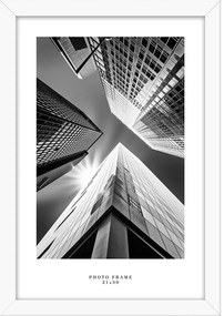 Ramă foto de perete Styler Floryda, 24 x 33 cm, alb