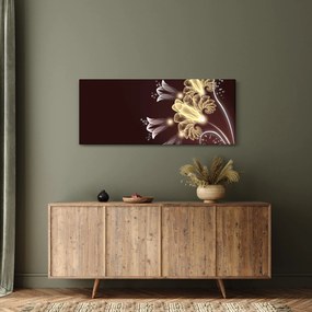 Tablou - Flori strălucitoare (120x50 cm)