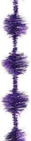 Beteala PomPom 30mm fir de 2m violet