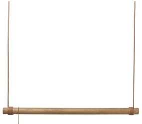Cuier de perete în culoare naturală din lemn de stejar 110 cm Swing L – LIND DNA