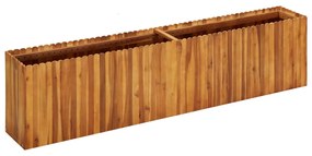 vidaXL Strat inălțat de grădină, 200x30x50 cm, lemn masiv de acacia
