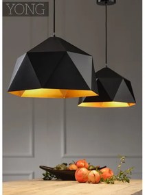 Lustră pe cablu ONLI YONG 1xE27/22W/230V negru d. 46 cm